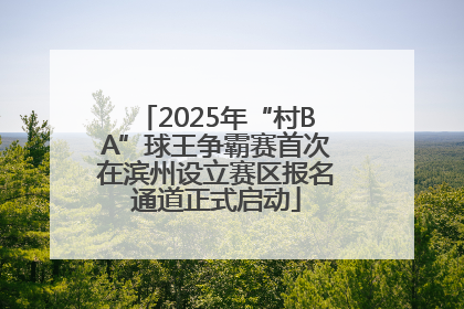 2025年“村BA”球王争霸赛首次在滨州设立赛区报名通道正式启动